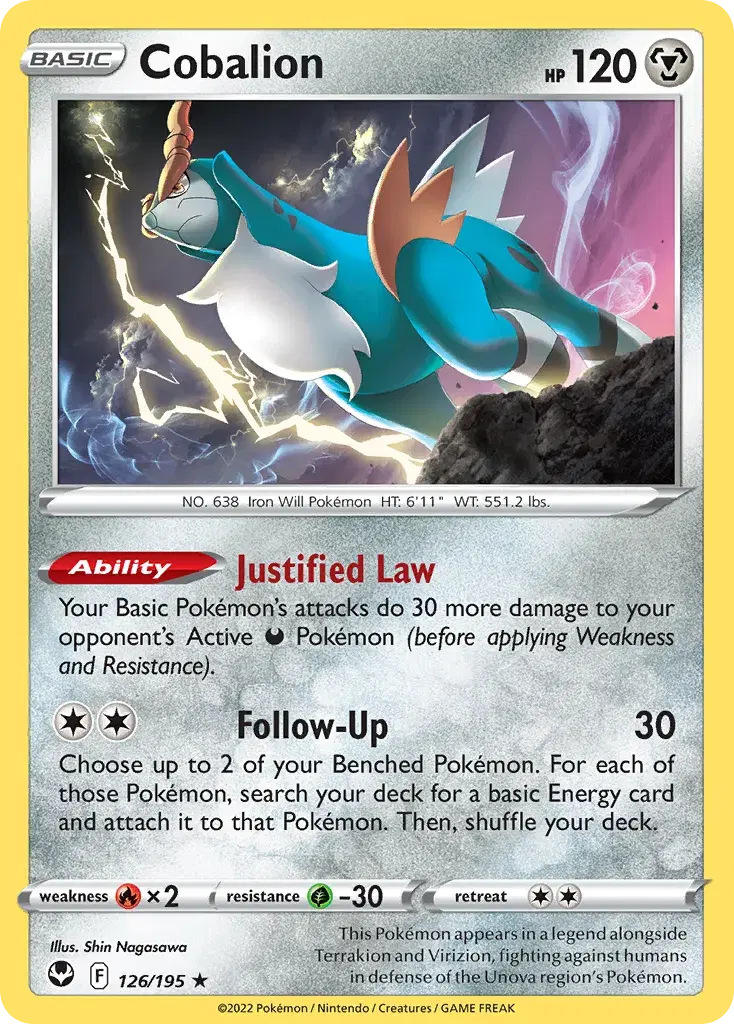 Cobalion Silver Tempest 126