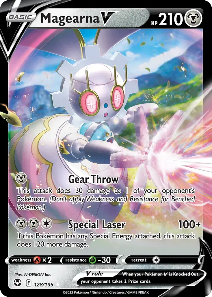 Magearna V Silver Tempest 128