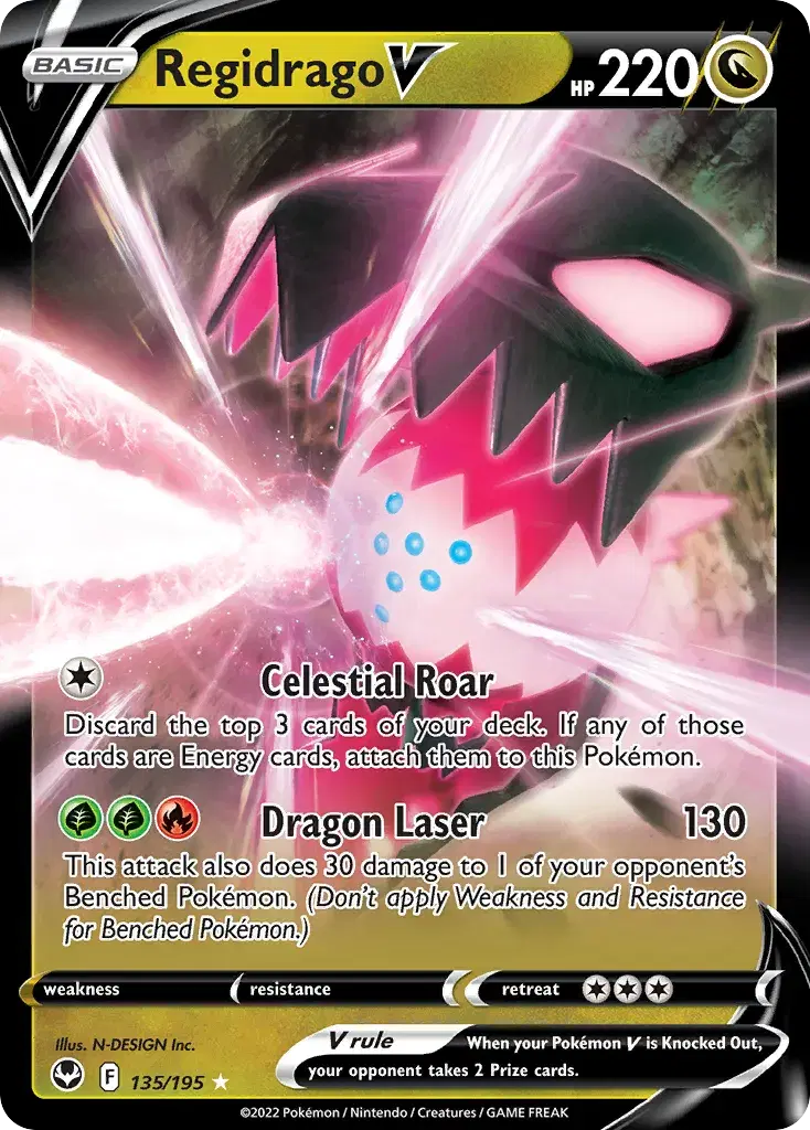 Regidrago V Silver Tempest 135