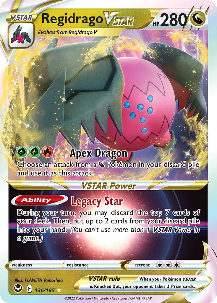 Regidrago VSTAR Silver Tempest 136
