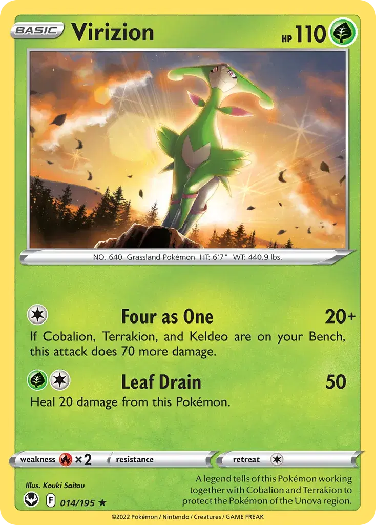 Virizion Silver Tempest 14