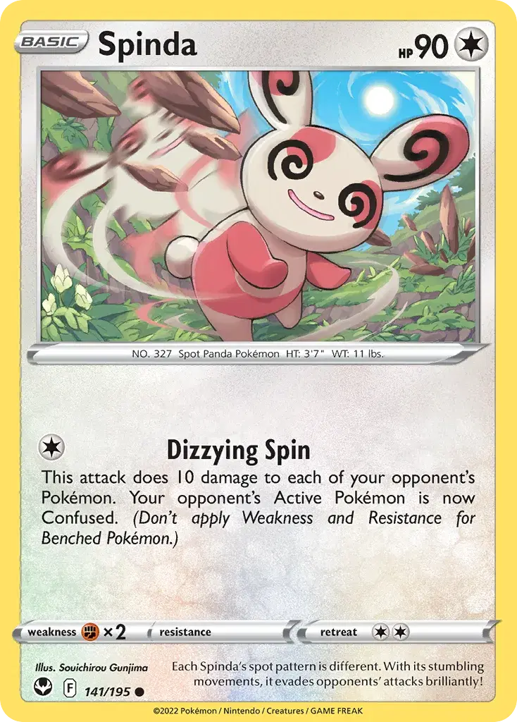 Spinda Silver Tempest 141
