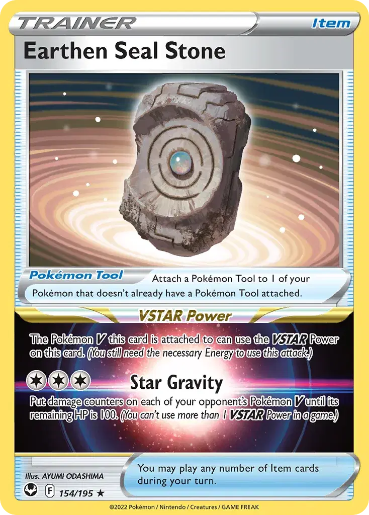 Earthen Seal Stone Silver Tempest 154