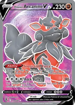 Hisuian Arcanine V Silver Tempest
