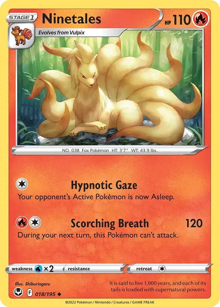 Ninetales Silver Tempest 18