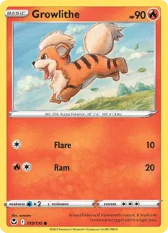 Growlithe Silver Tempest