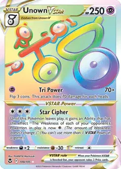 Unown VSTAR Silver Tempest