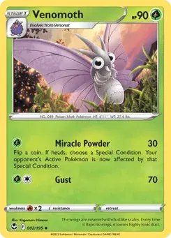 Venomoth Silver Tempest
