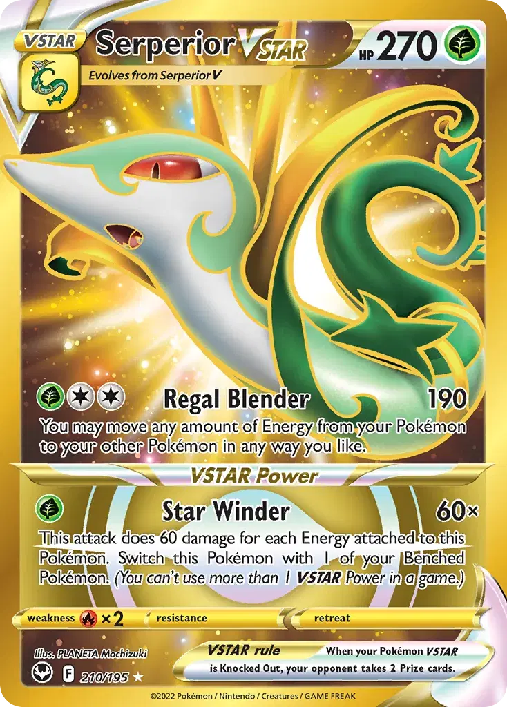 Serperior VSTAR Silver Tempest 210
