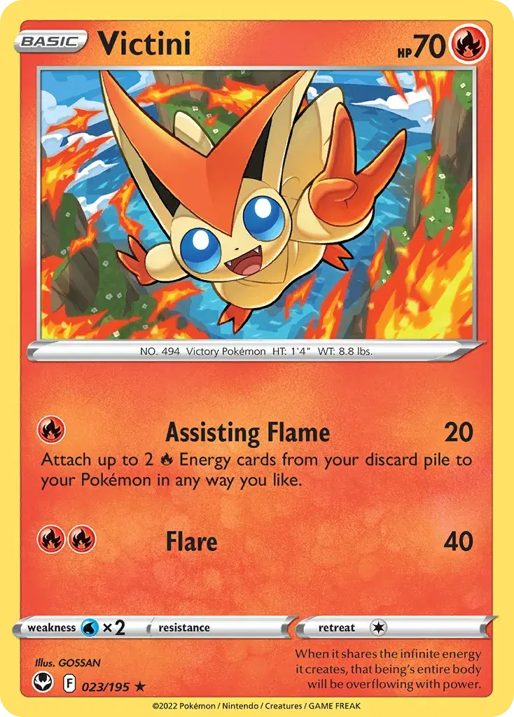 Victini Silver Tempest 23