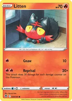 Litten Silver Tempest
