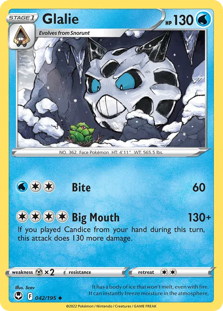 Glalie Silver Tempest 42