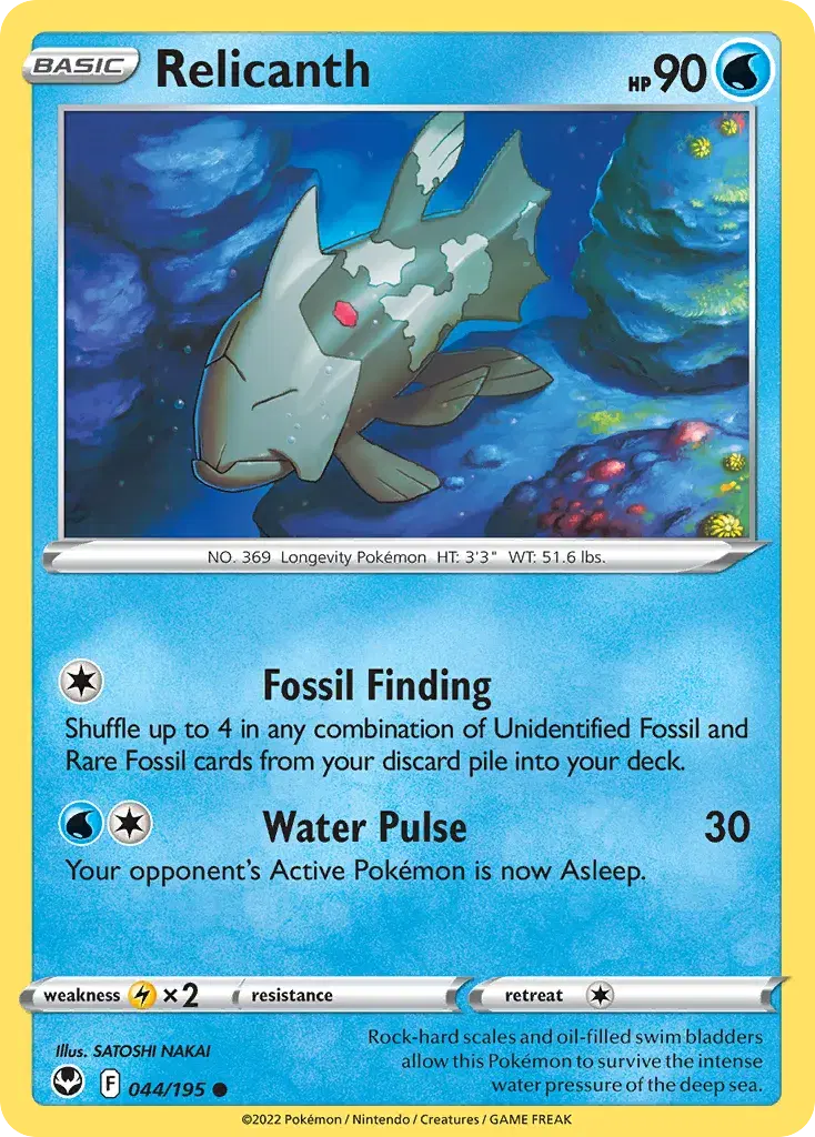 Relicanth Silver Tempest 44