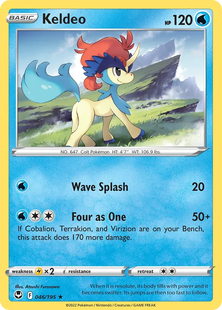 Keldeo Silver Tempest 46