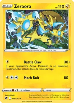 Zeraora Silver Tempest