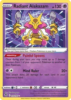 Radiant Alakazam Silver Tempest
