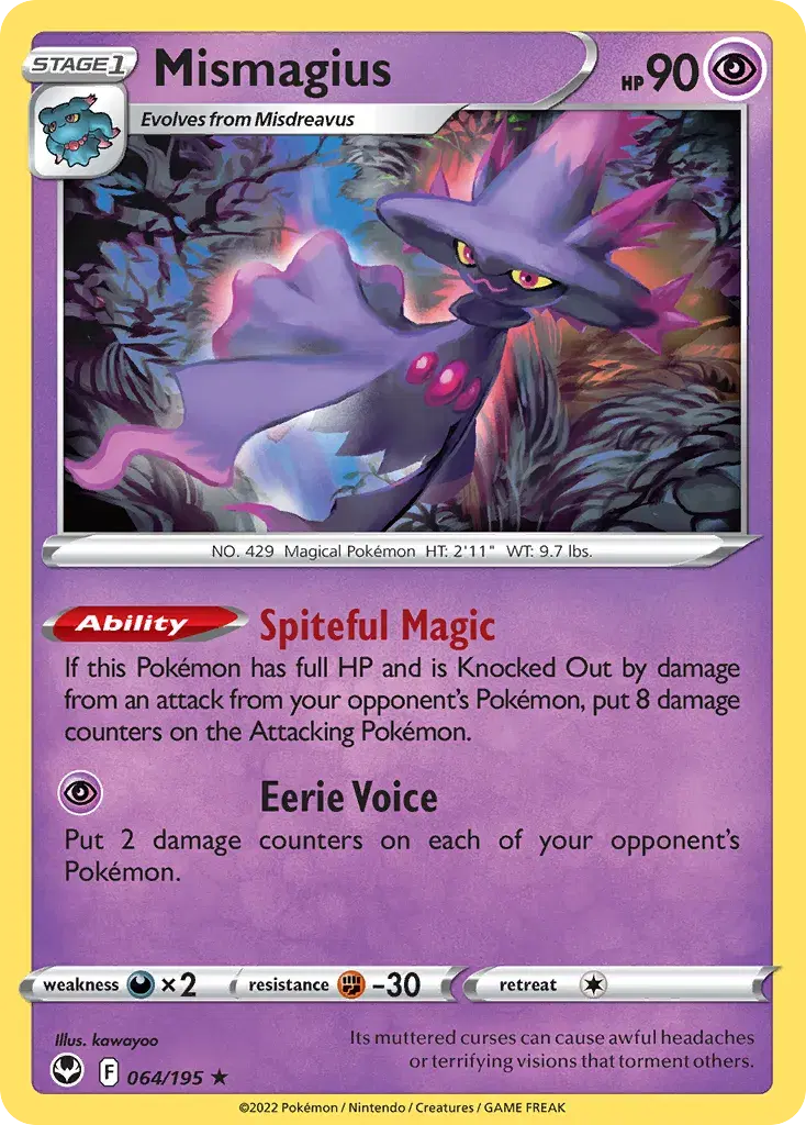 Mismagius Silver Tempest 64