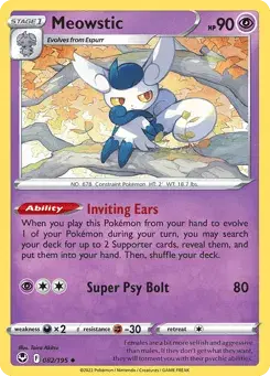 Meowstic Silver Tempest