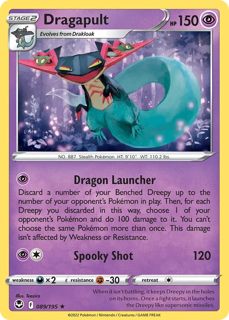 Dragapult Silver Tempest 89