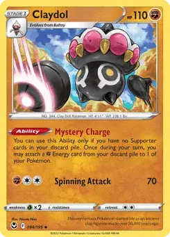 Claydol Silver Tempest