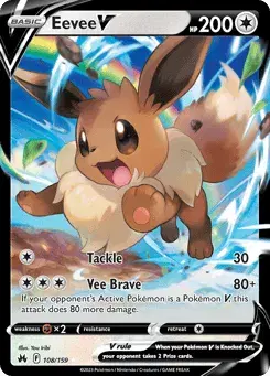 Eevee V Crown Zenith