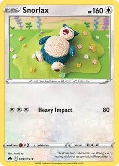 Snorlax Crown Zenith