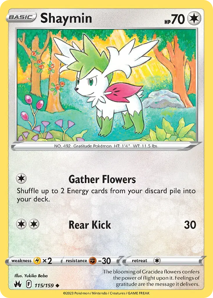 Shaymin Crown Zenith 115