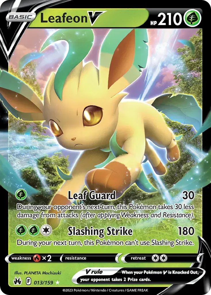 Leafeon V Crown Zenith 13