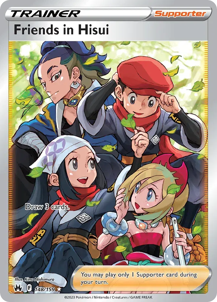 Friends in Hisui Crown Zenith 148