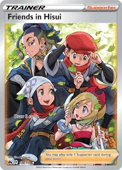 Friends in Hisui Crown Zenith