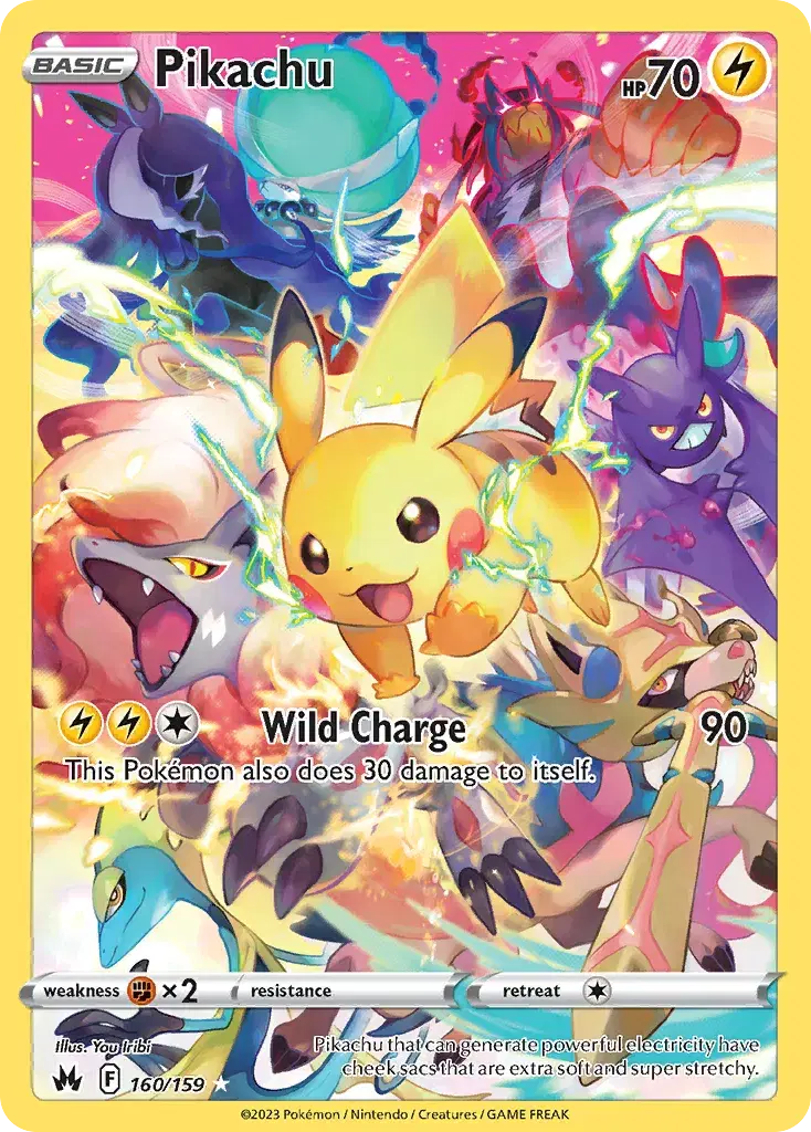 Pikachu Crown Zenith 160