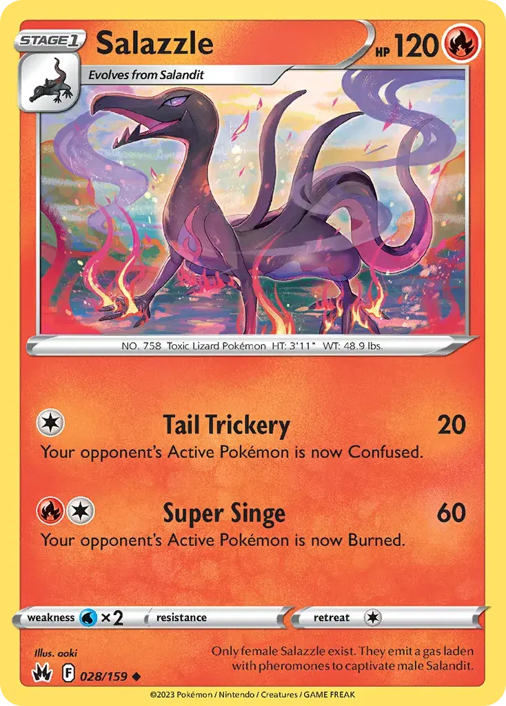 Salazzle Crown Zenith 28