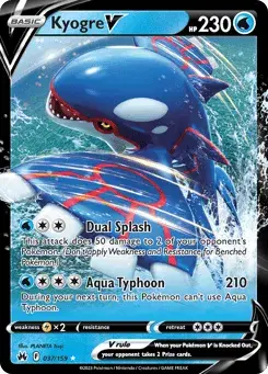 Kyogre V Crown Zenith