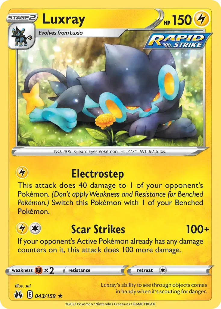 Luxray Crown Zenith 43