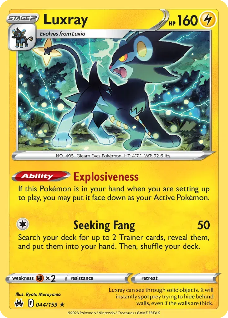 Luxray Crown Zenith 44