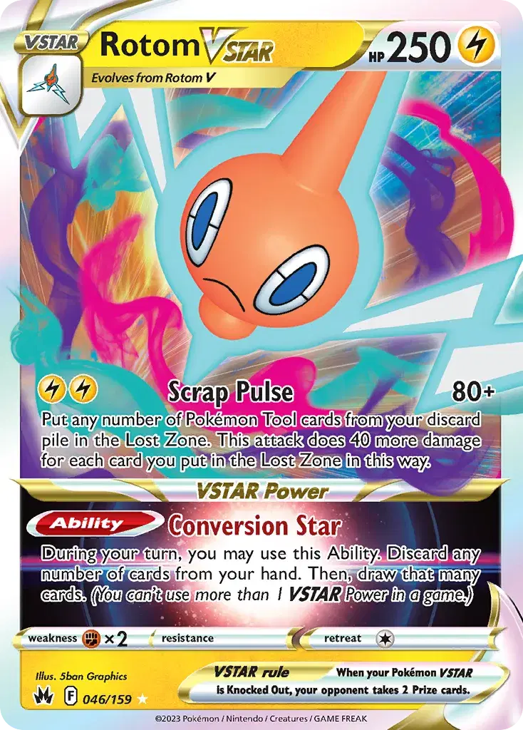 Rotom VSTAR Crown Zenith 46