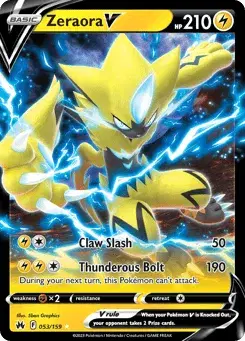 Zeraora V Crown Zenith