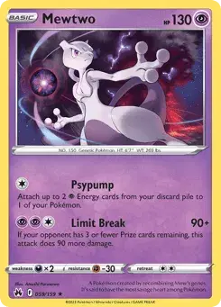 Mewtwo Crown Zenith