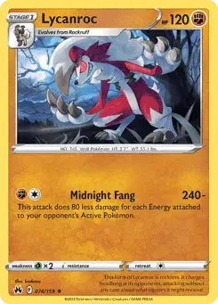 Lycanroc Crown Zenith