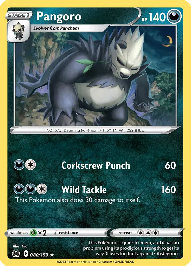 Pangoro Crown Zenith 80