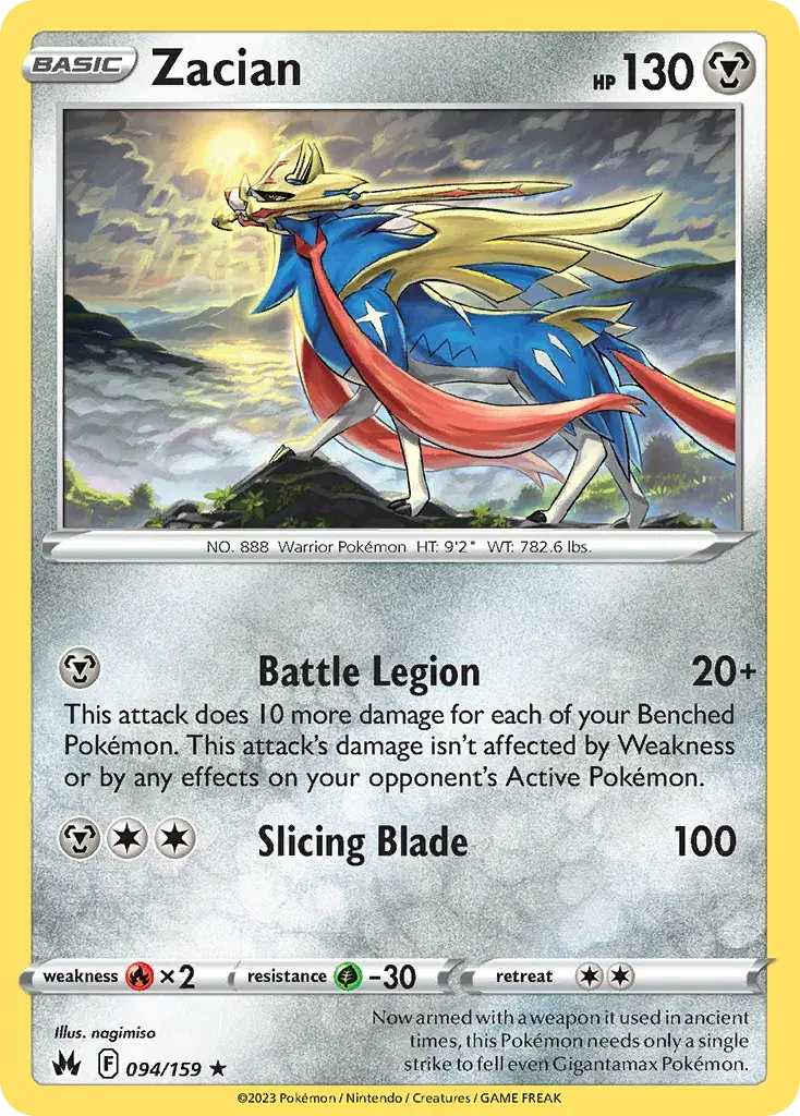 Zacian Crown Zenith 94