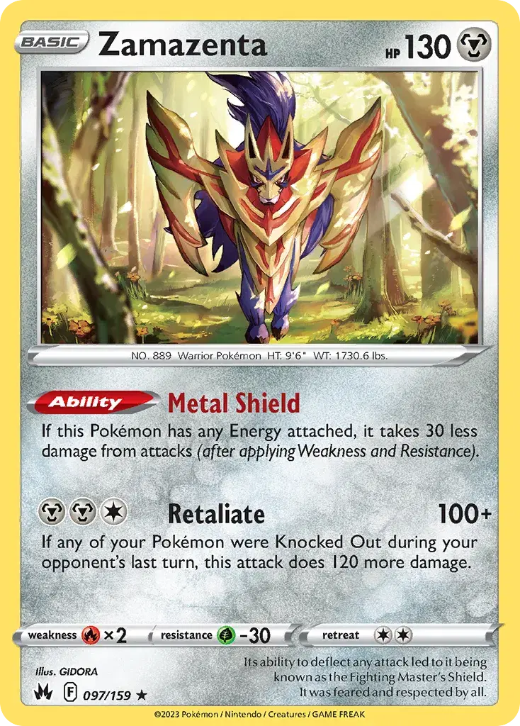 Zamazenta Crown Zenith 97