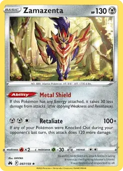 Zamazenta Crown Zenith