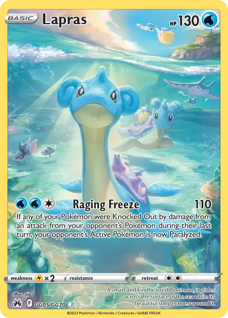 Lapras Crown Zenith Galarian Gallery GG05