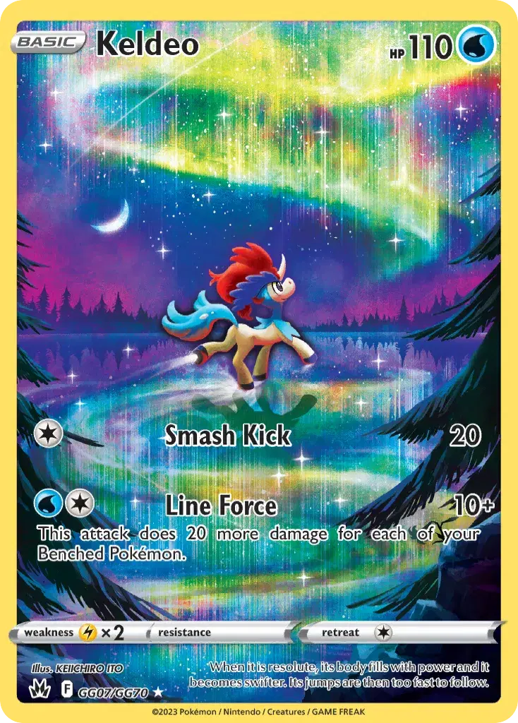 Keldeo Crown Zenith Galarian Gallery GG07