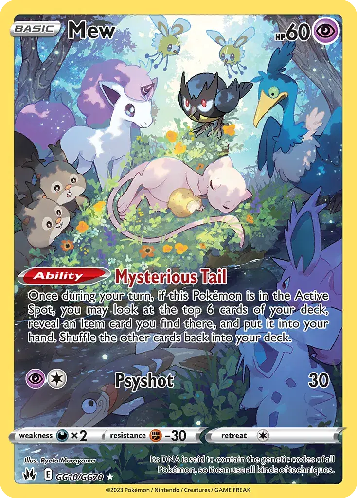 Mew Crown Zenith Galarian Gallery GG10