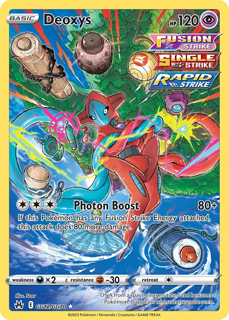 Deoxys Crown Zenith Galarian Gallery GG12