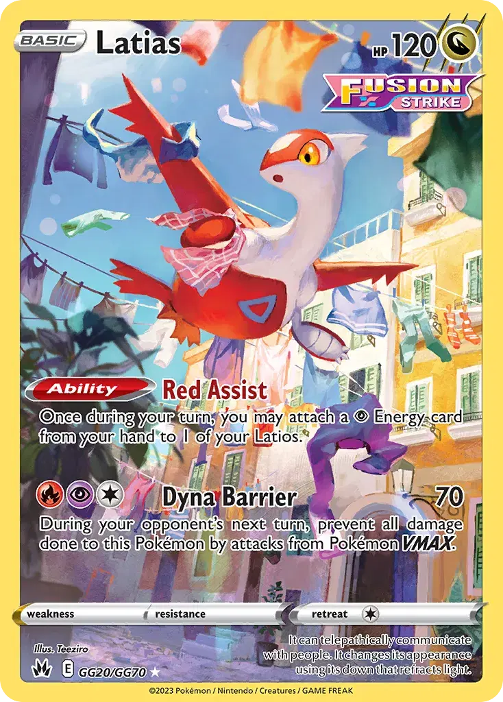 Latias Crown Zenith Galarian Gallery GG20