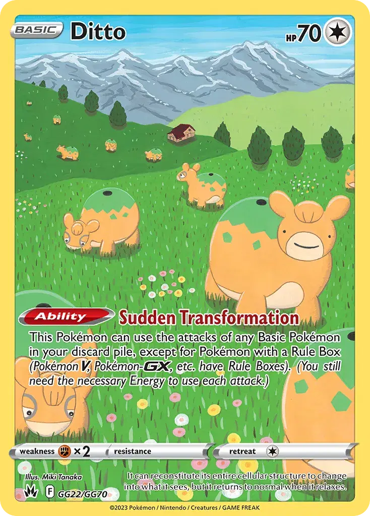 Ditto Crown Zenith Galarian Gallery GG22