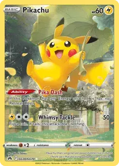Pikachu Crown Zenith Galarian Gallery